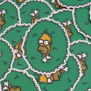 Homer Simpson Sticker