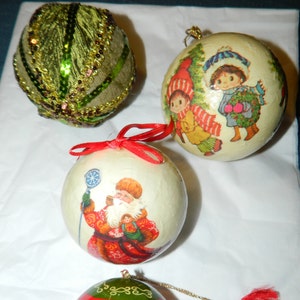 Handmade Christmas Ornamentschristmas Ballschristmas - Etsy