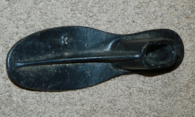 Antique Black Metal Shoe Form. Cast Iron Cobbler Shoe Mold. A - Etsy UK