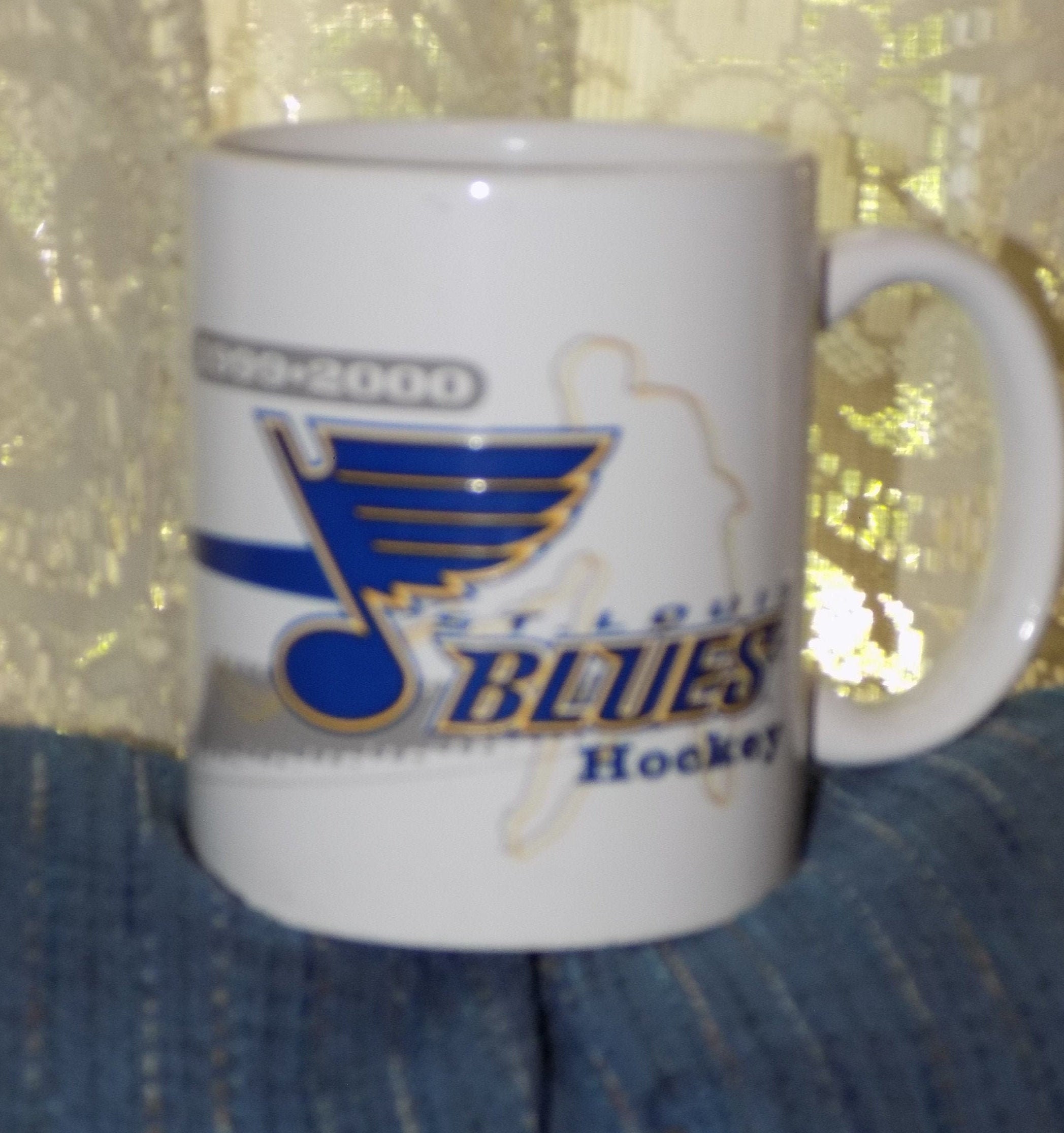 Black St. Louis Blues 15oz. Mascot Mug
