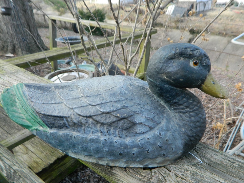 Vintage Decoy Duck General Fibre Ariduck Company. 1950's Etsy