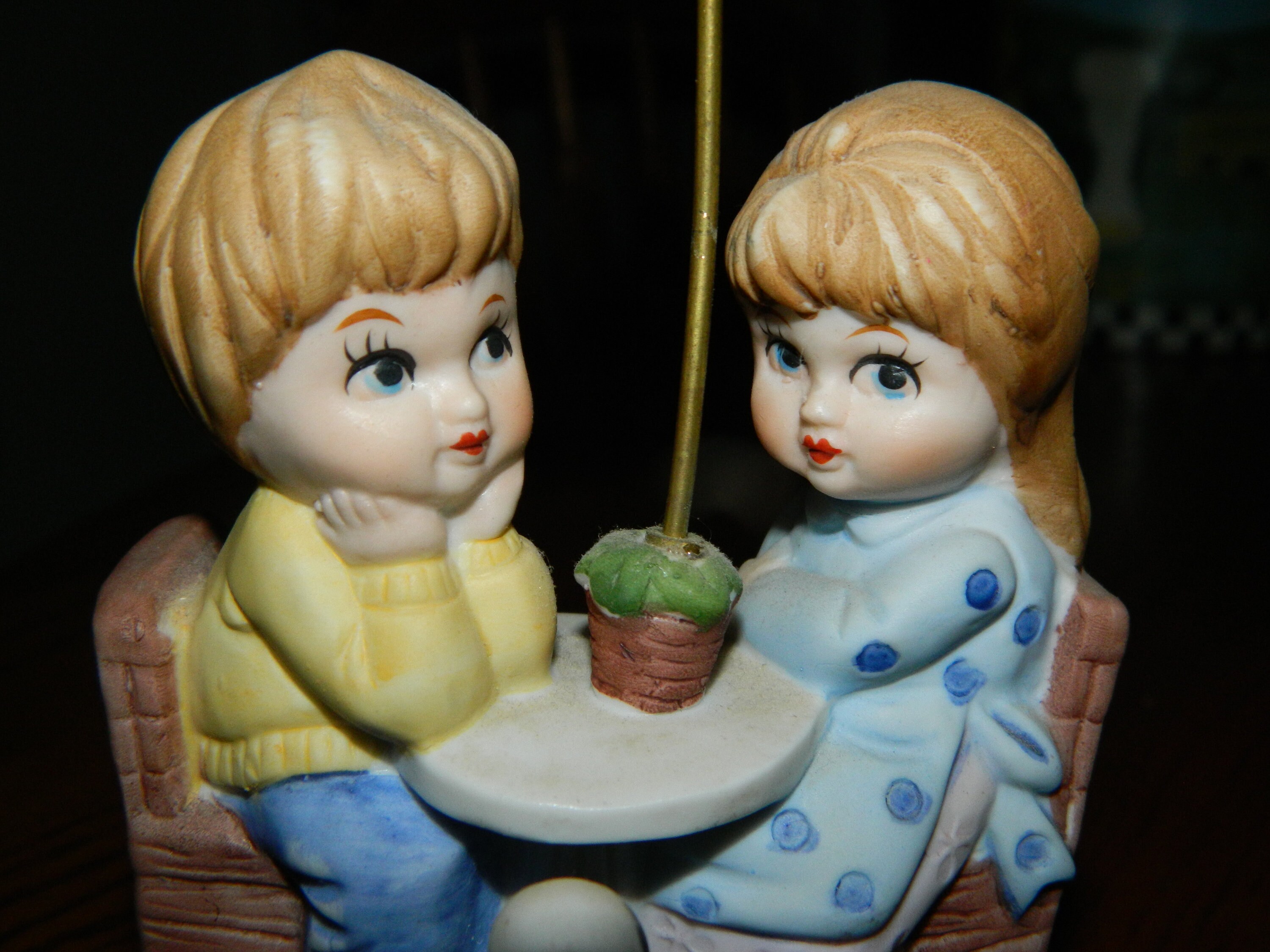 Vintage Boy & Girl Music Box Boy and Girl Figurine w/Their Etsy 日本