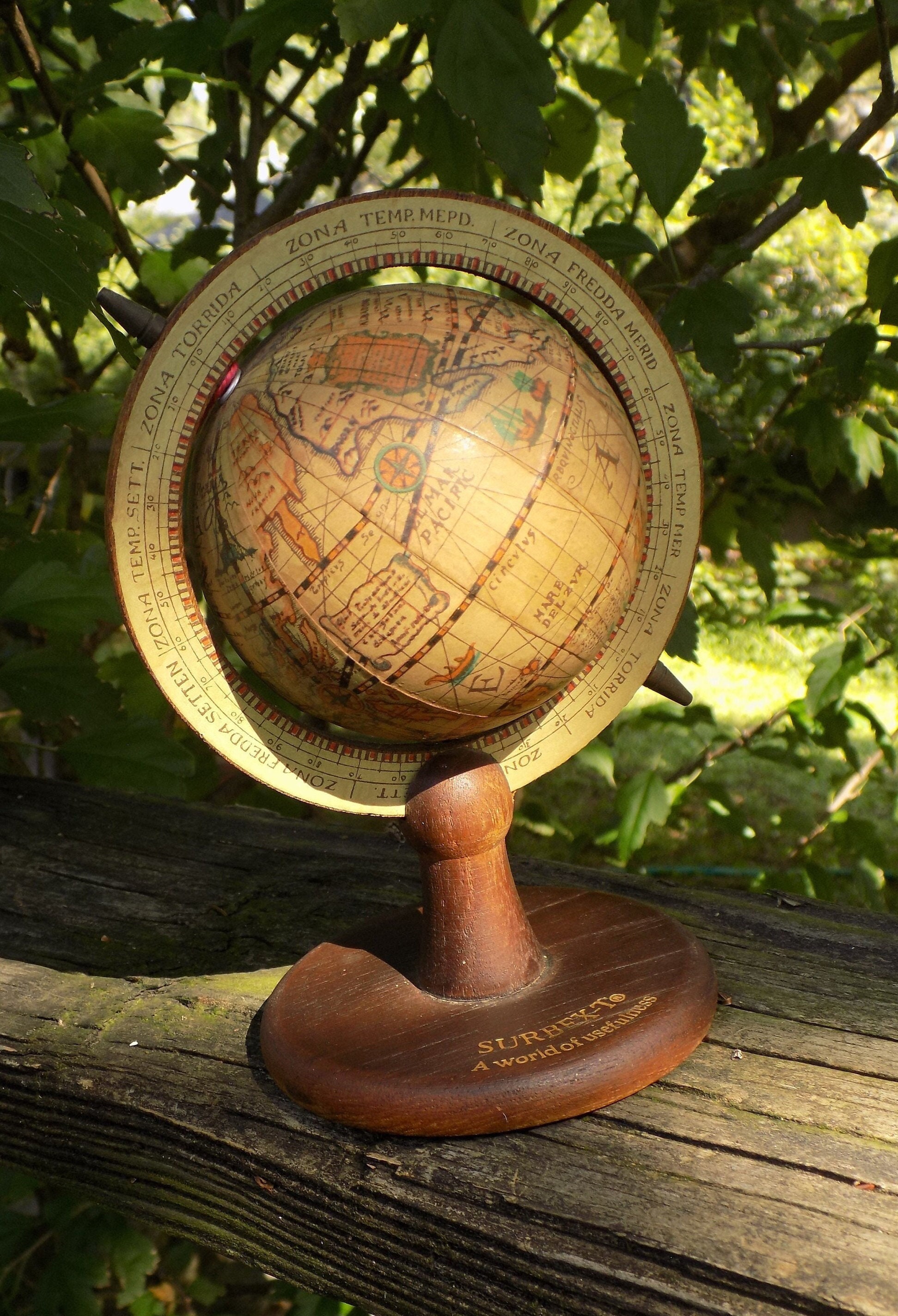 globe/globe decade-access best seasons … Vintage Globe ENVIRON-SPHERE World Globe With Blue Plastic