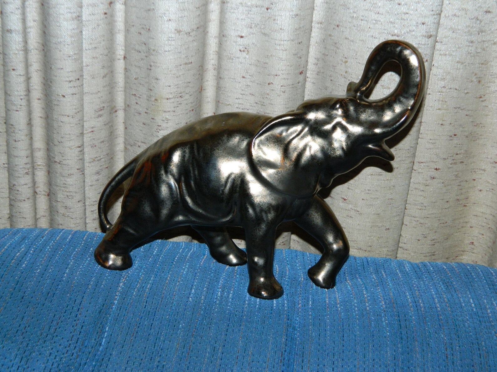 Vintage Large Ceramic Elephant Statue Figurine. Elephant Etsy