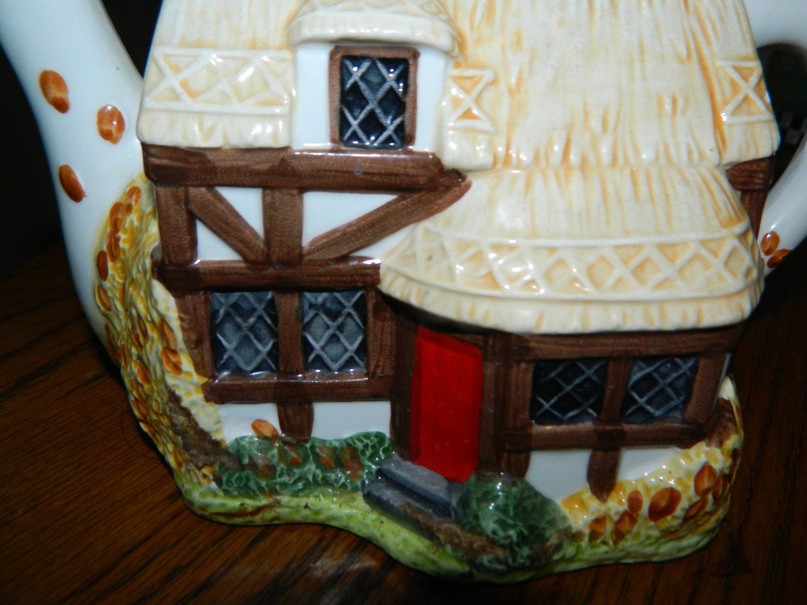 Vintage House Teapot Country Cottage Uniquely Shaped Teapot. Etsy