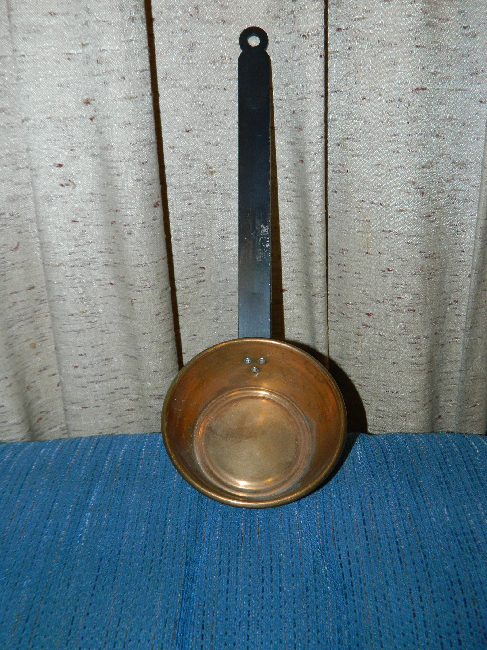 Vintage Large Copper Soup Ladle W/ a Hole for Hanging. A Etsy