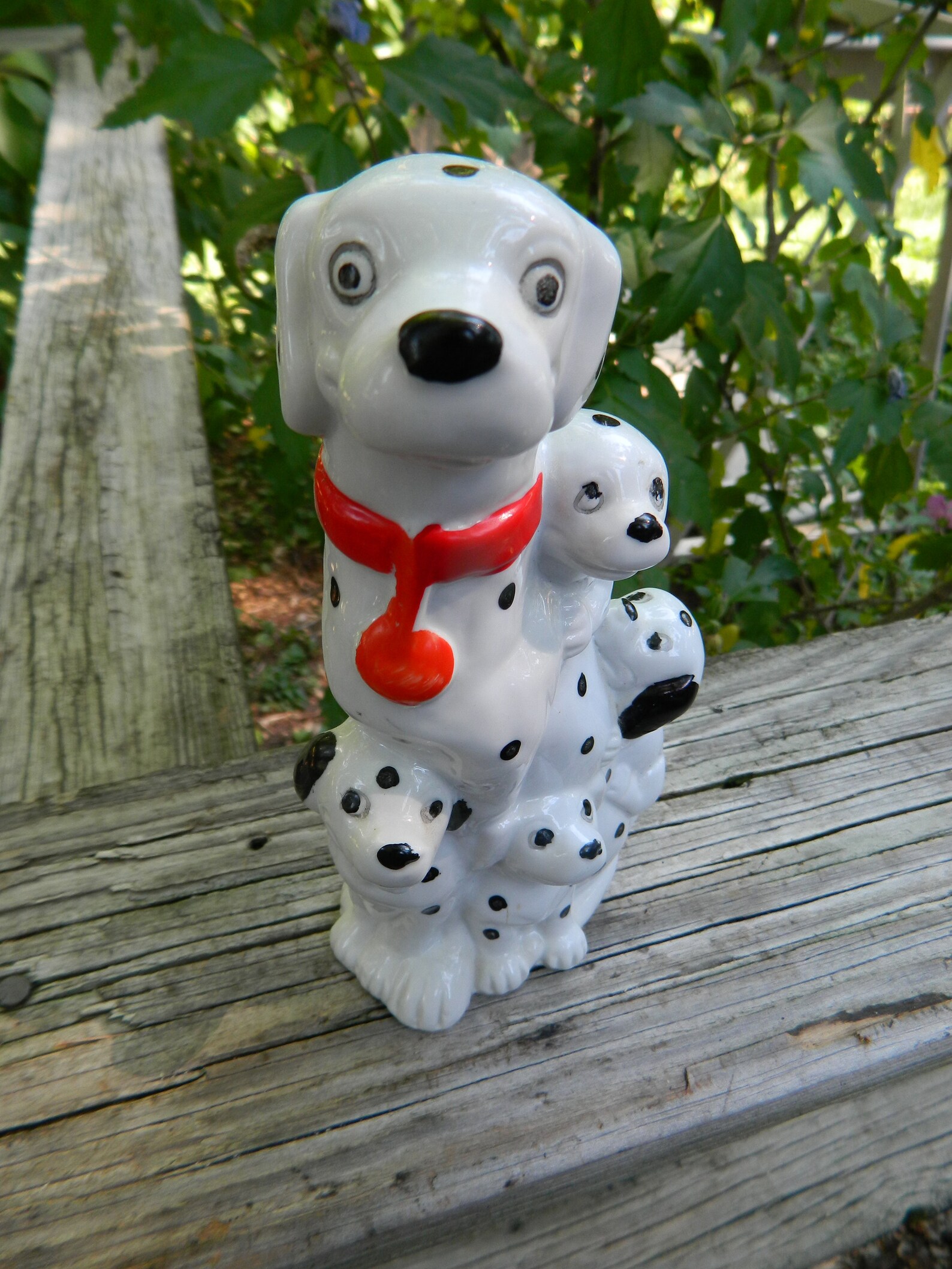 Vintage 5 Dalmatian Figurine Ceramic Dalmatian Statue Etsy