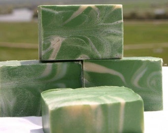 Pine Goat Milk Soap, homemade soap, cold process, cold process, handmade, handcrafted, natural, moisturizing, goat's milk soap