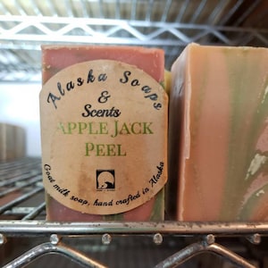 Apple Jack Peel Goat Milk Soap