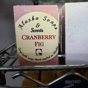 Cranberry Fig Goat Milk Soap image 1