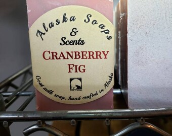 Cranberry Fig Goat Milk Soap