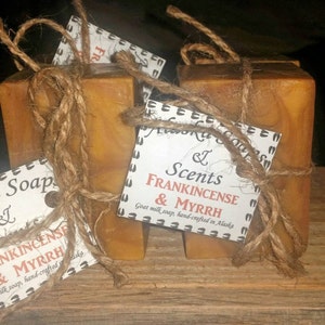 Frankincense & Myrrh Goat Milk Soap