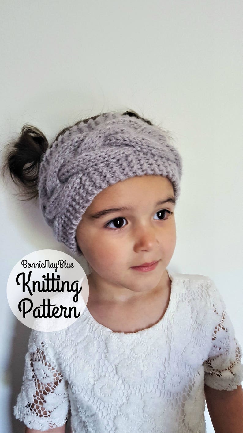 Bohemian Ear Warmer Knit PATTERN Adult Boho Headband Baby Etsy