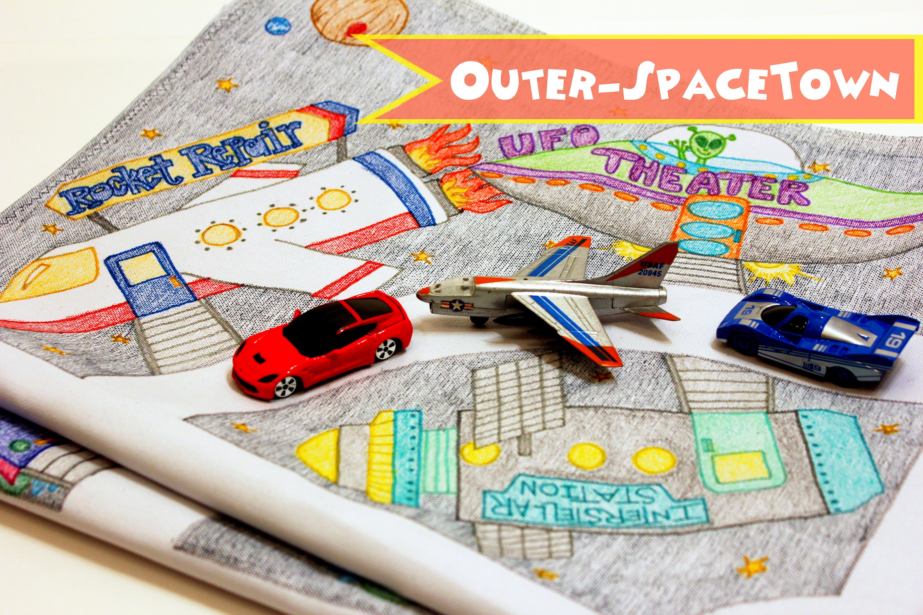 Toys & Games Toys Car Play Mat: CampingTown Connectable 36x29 Unique ...
