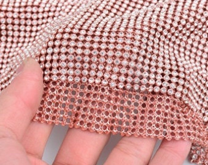 PINK Rhinestone Sheet, PINK Crystal Fabric, PINK Rhinestone Fabric