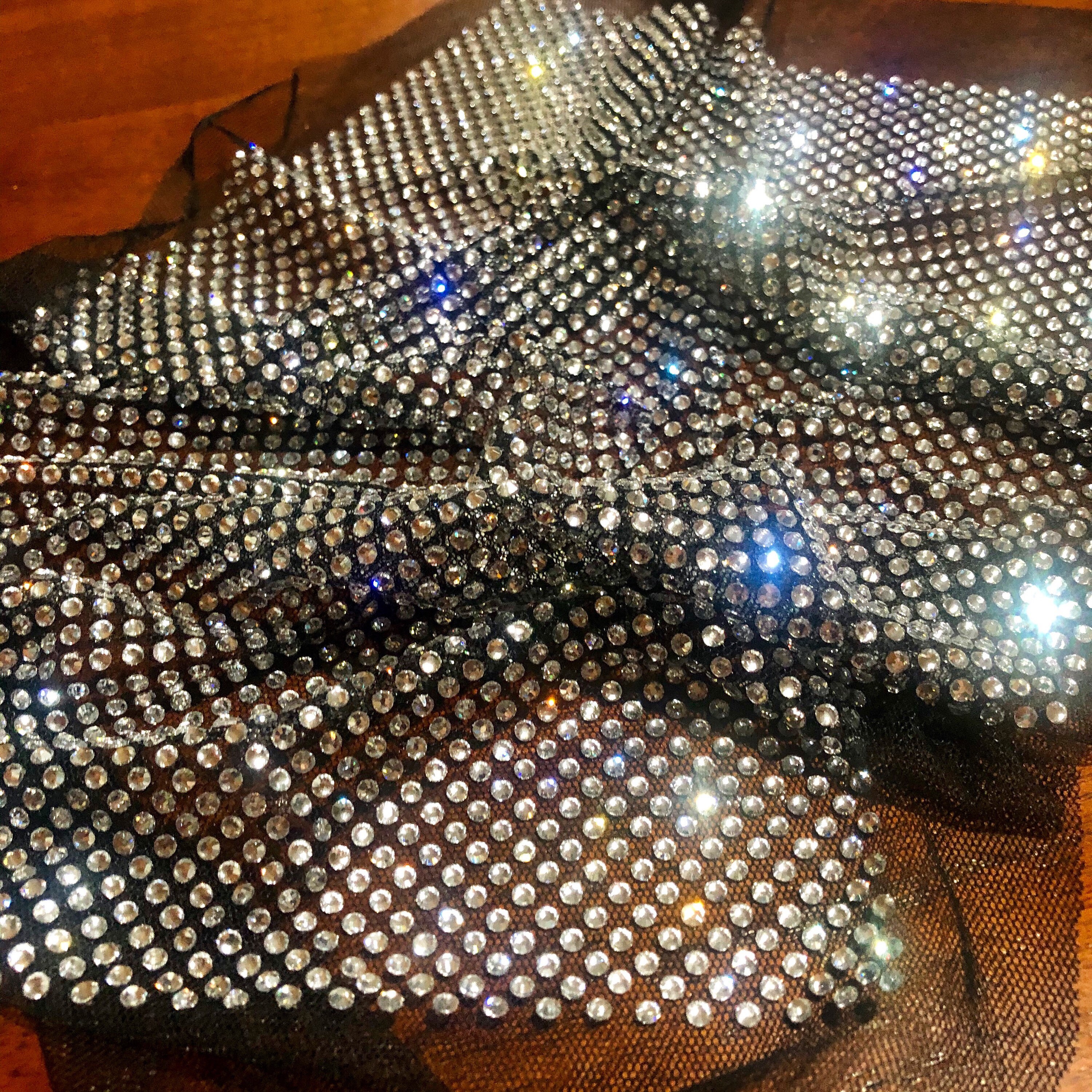 Clear Crystal Fabric Sheet