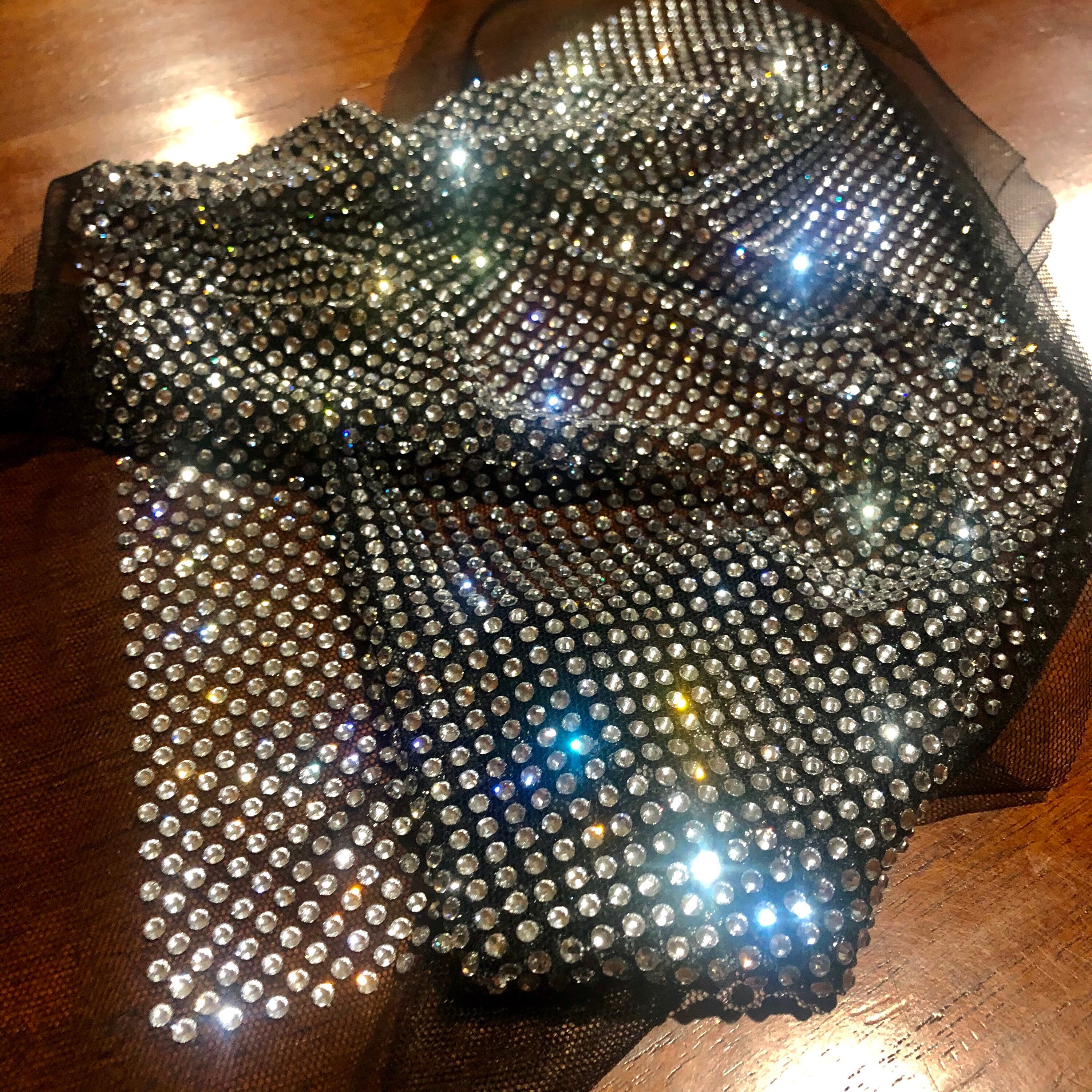 Clear Crystal Fabric Sheet