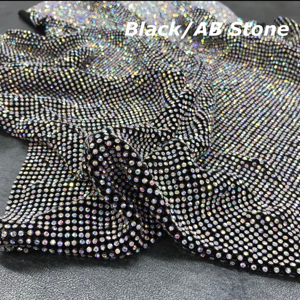 DIY Rhinestone Jacket, JUST Rhinestone Sheet, Crystal Fabric, Rhinestone Panel