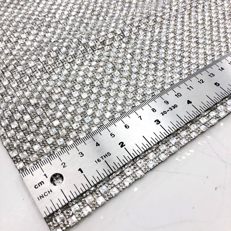 Iron-On Rhinestone Panel Crystal Rhinestone Sheets