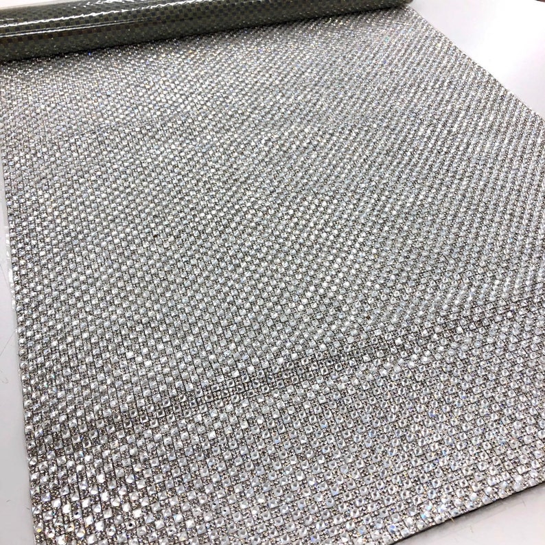 Iron-On Rhinestone Panel Crystal Rhinestone Sheets