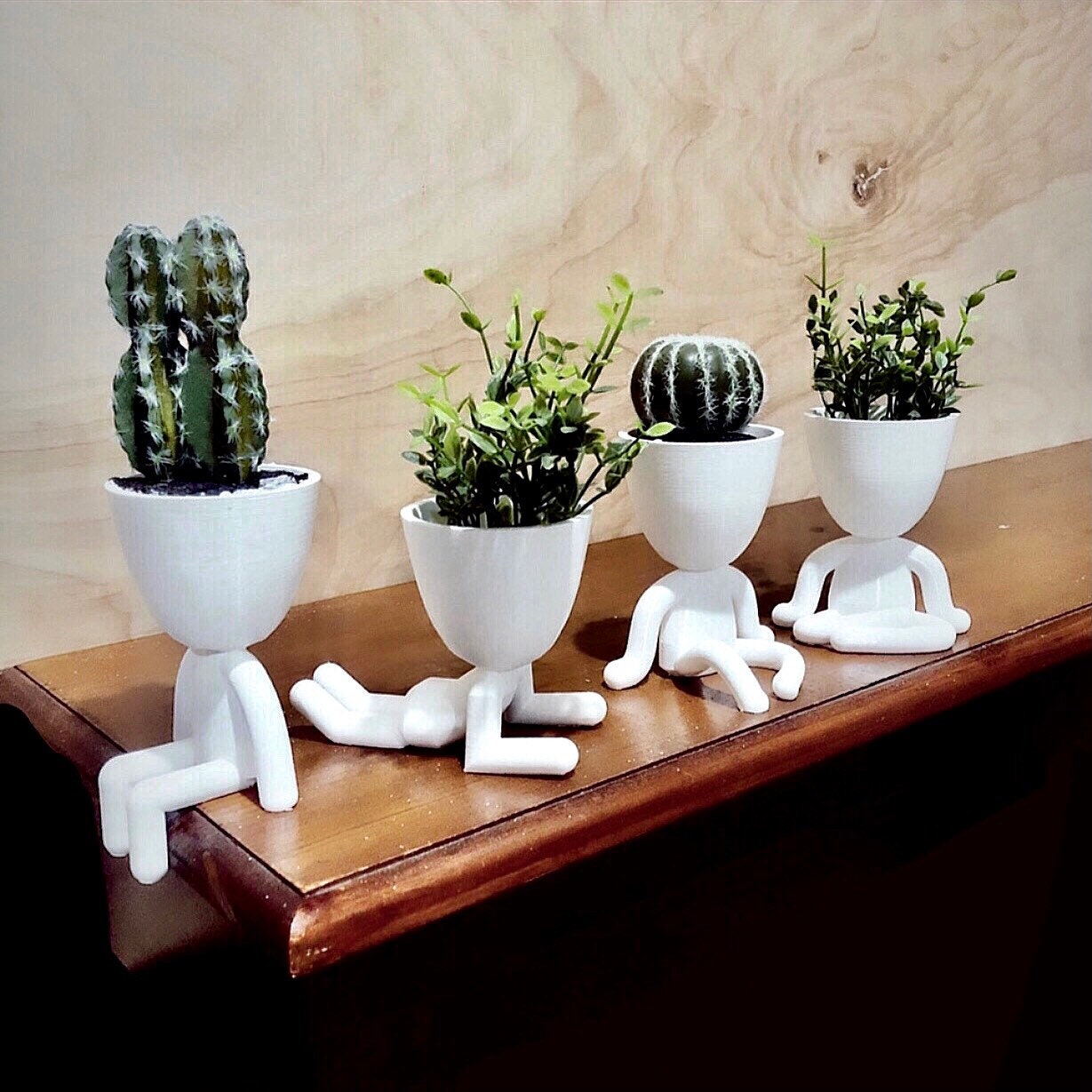 Sitting Planter Cute Succulent Planter Decorative Planter Etsy
