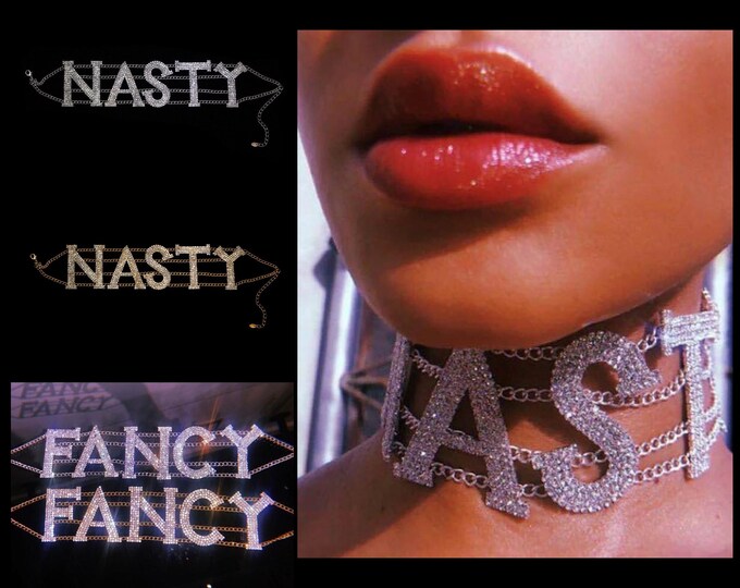 Nasty | Fancy Crystal Choker Necklace