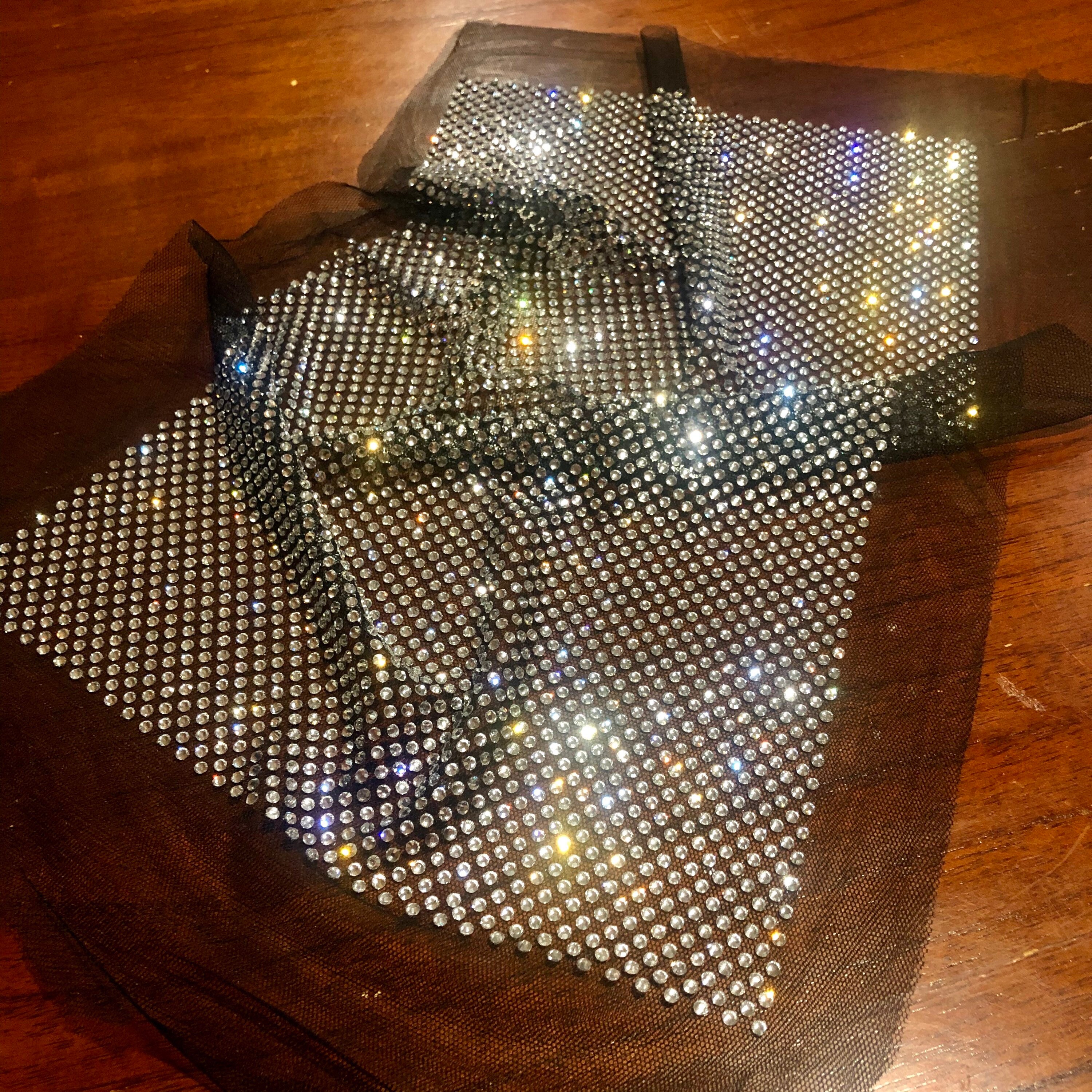 Clear Crystal Fabric Sheet