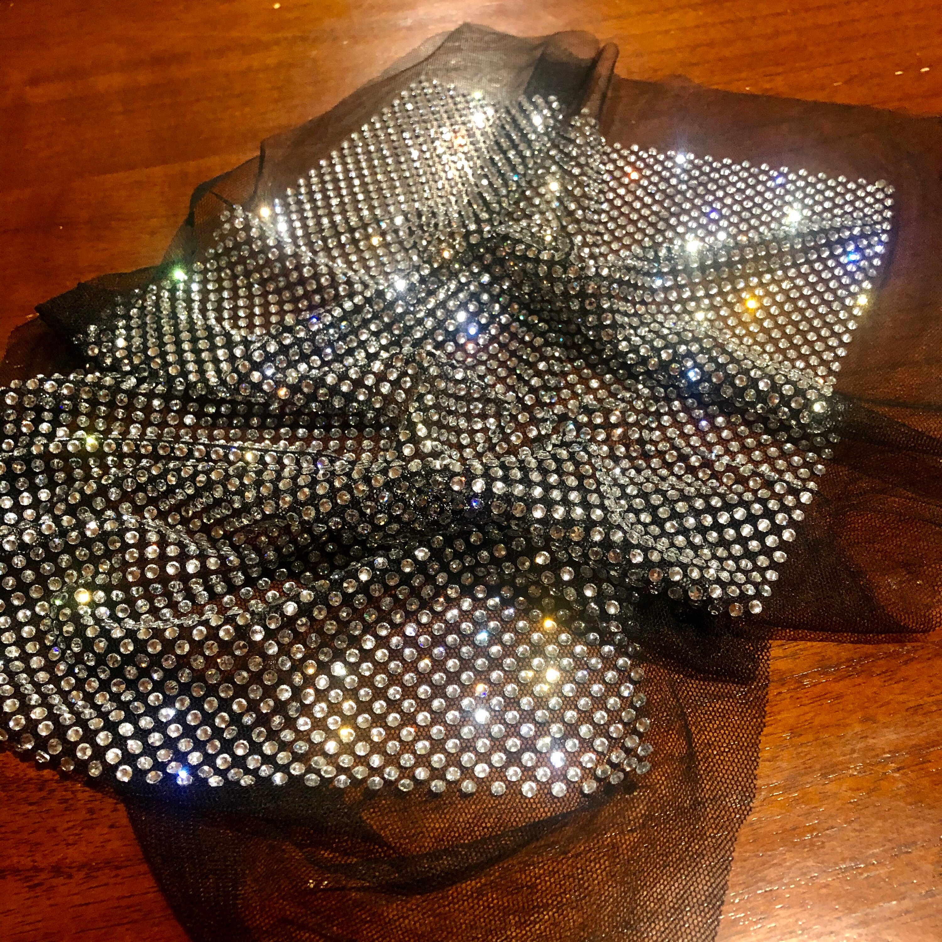 Clear Crystal Fabric Sheet