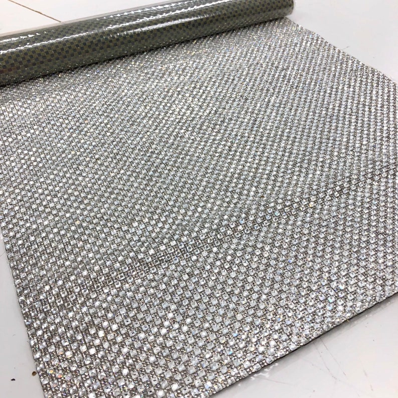 Iron-On Rhinestone Panel Crystal Rhinestone Sheets