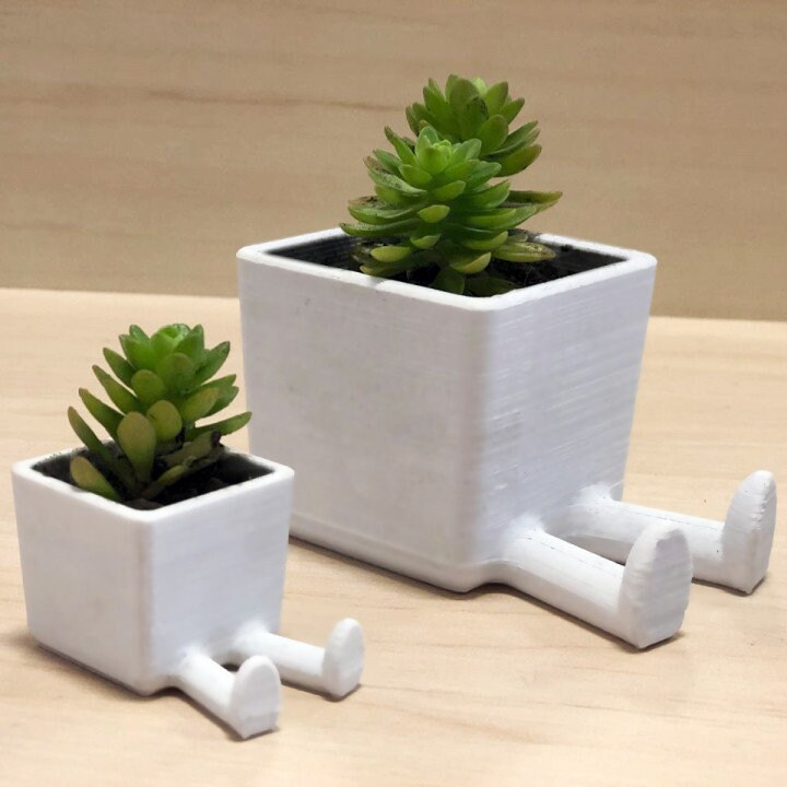 Cute Succulent Planter with legs Sitting Planter Cactus Planter