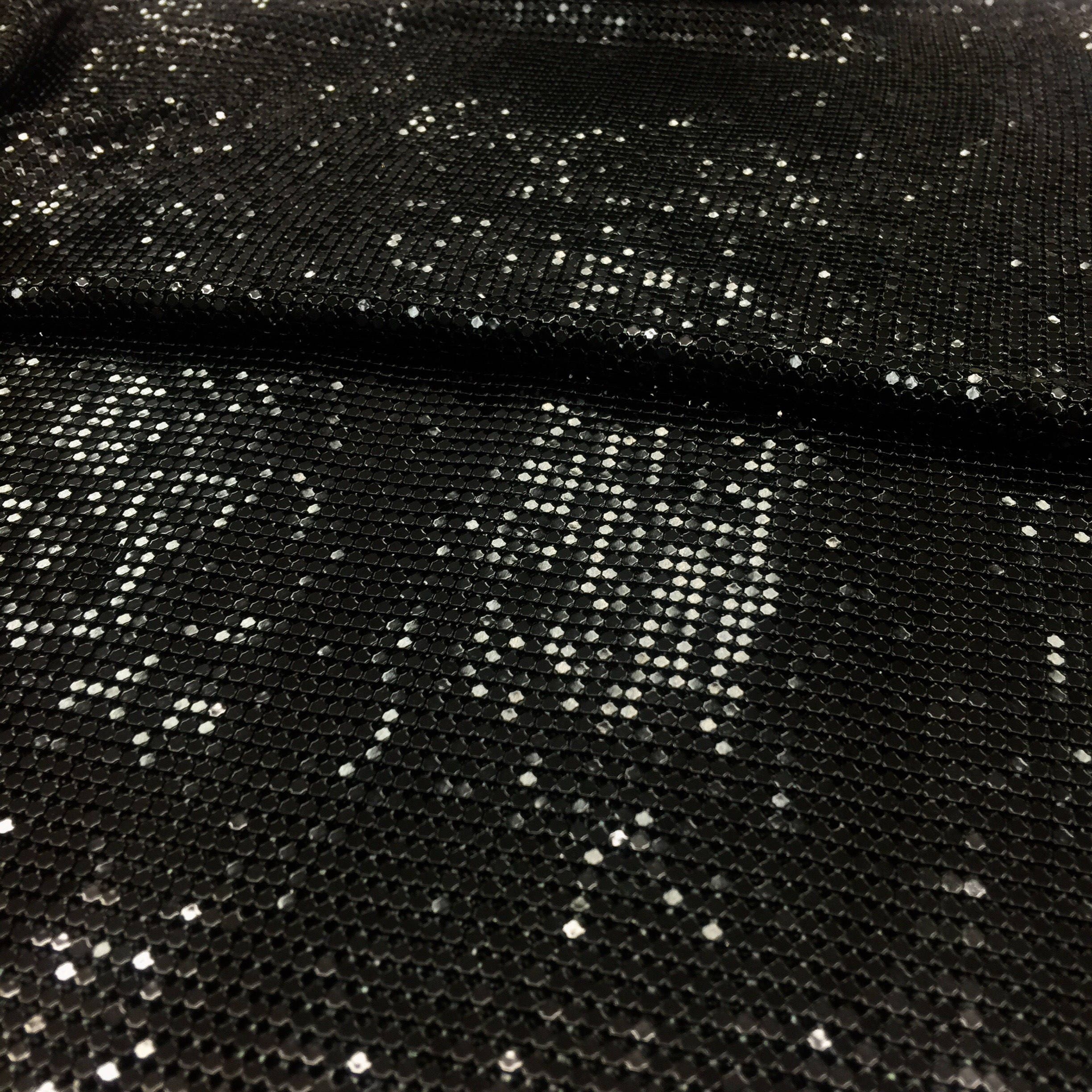 Black Metal Mesh Fabric
