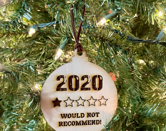 Christmas 2020 1 Star Review | 2020 Christmas Ornament