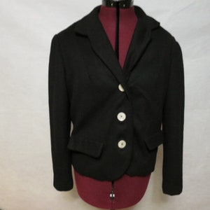 Antique Mayra Donnell Hand Fashioned Wool Blazer Equestrian