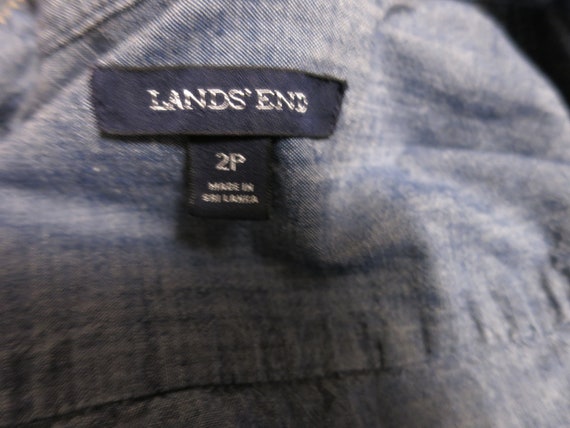Lands end hotsell denim shirt