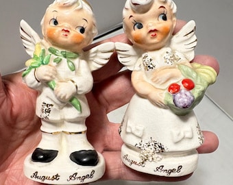 Artmark August Angel Salt and Pepper Shakers