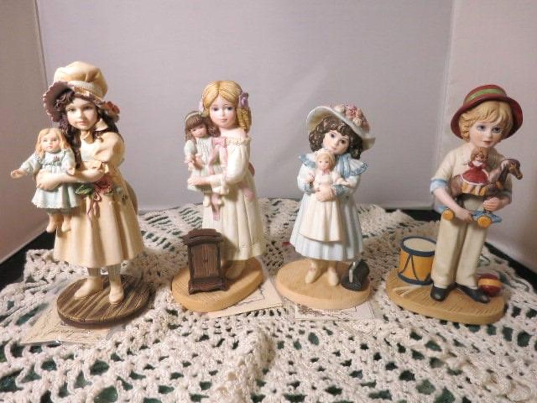 Jan Hagara Figurine Choice Listing Addie Tara Audrey and Jody - Etsy