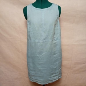 Vintage J Jill Linen Midi Sleeveless Dress Women&#39;s size XS
