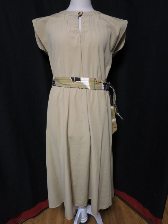 Vintage Franky B Dress with Belt Best Guess size … - image 1