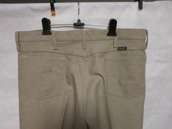 Vintage Wrangler Mens Pants Brown size 38W X 28 L… - image 4