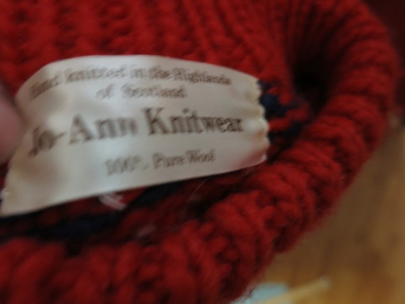 Vintage Jo-Ann Knitwear Pull Over Sweater Hand Kn… - image 5