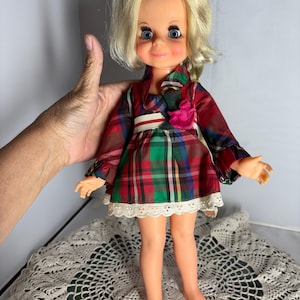 1972 Ideal Look around Samtpuppe Arbeiten Wachsen Haar Sie ist Teil der Crissy Doll Serie 15 1/2 Zoll groß