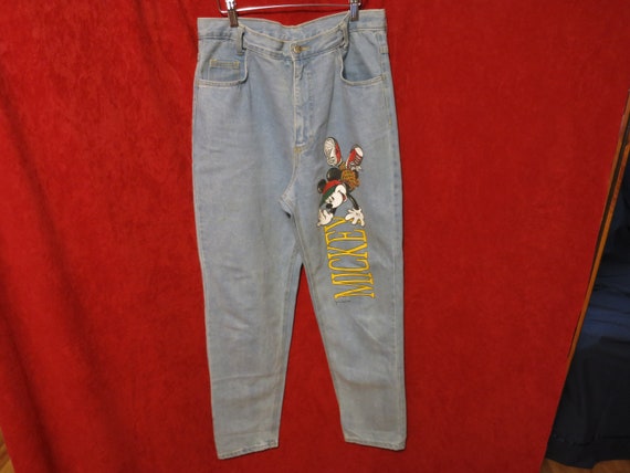 Vintage Mickey Unlimited Jerry Leigh Denim Jeans … - image 1