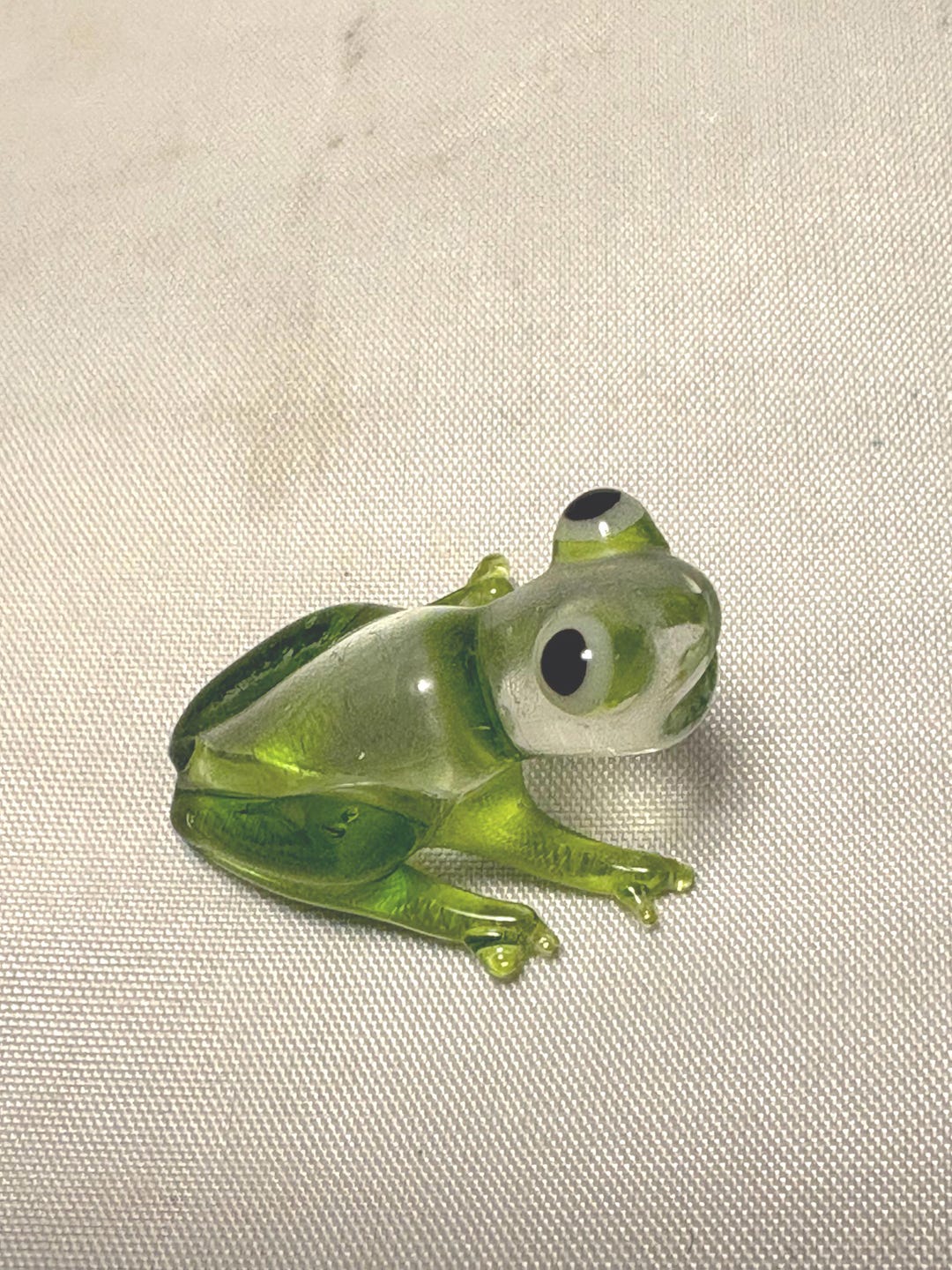 Vintage Miniature Blown Glass Frog Figurine Height 1/2 Inches X 7/8 ...