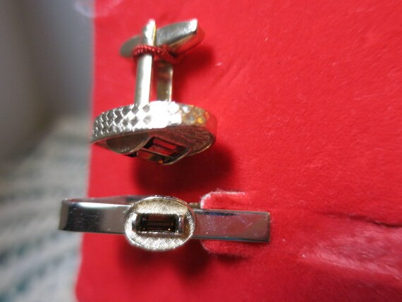 Vintage Foster Cufflinks and Tie Clip Boxed Set c… - image 7