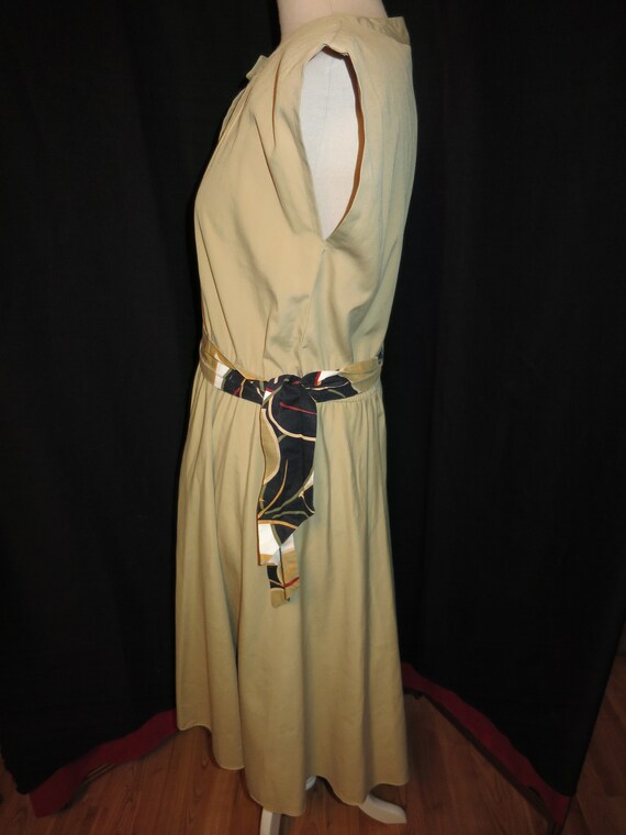 Vintage Franky B Dress with Belt Best Guess size … - image 3