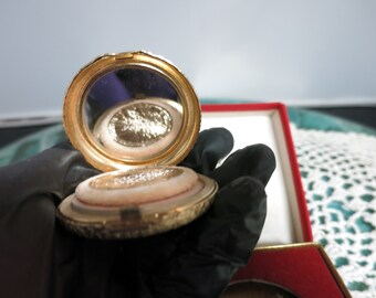 REVLON COMPACT ELEGANTE コンパクトミラー ヴィンテージ Revlon Cameo Compact-Original Box - v450903 | Eclectic Vintage