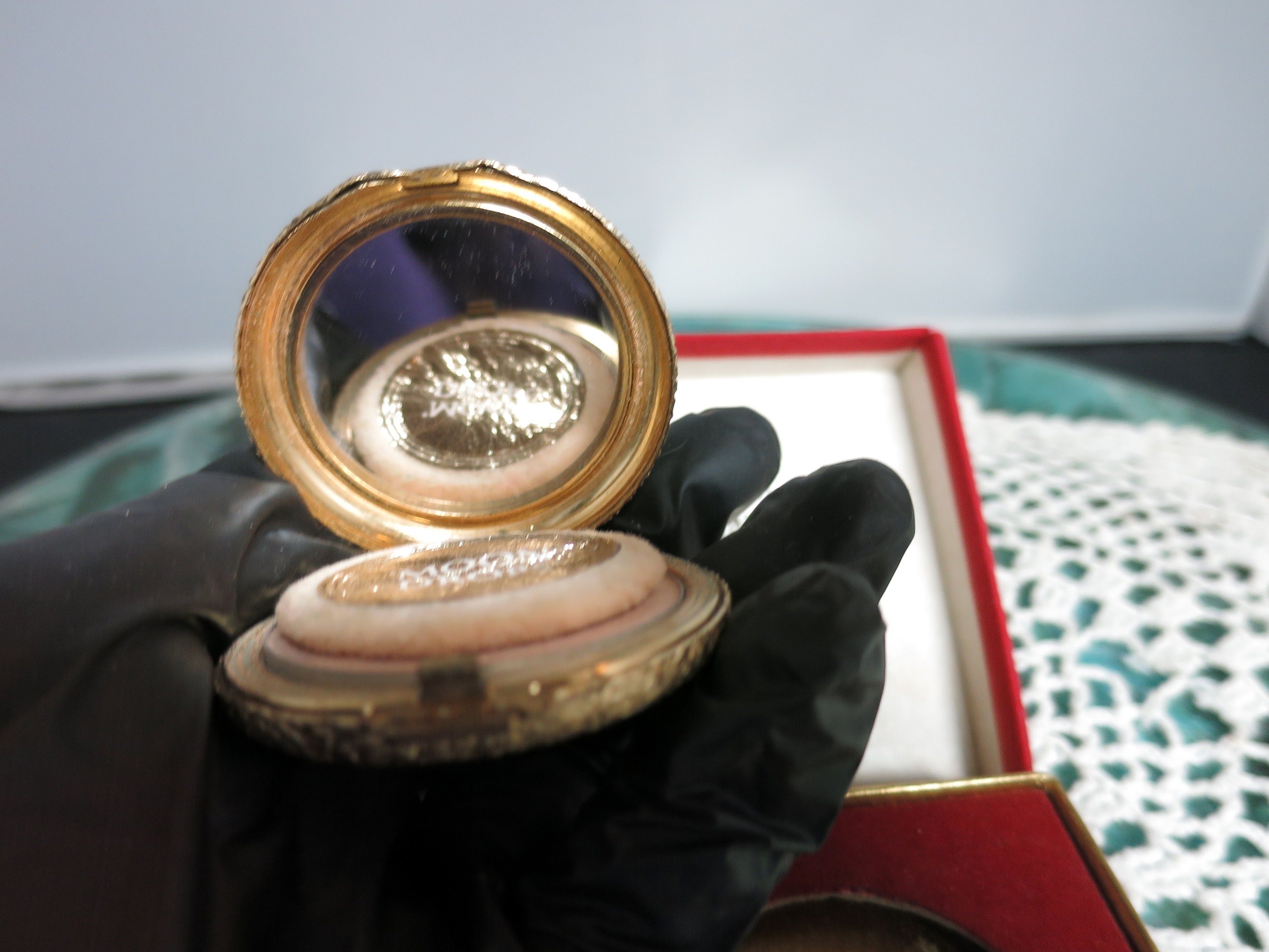 Vintage Revlon Moon Drops Compact Demi Makeup Vintage 60's