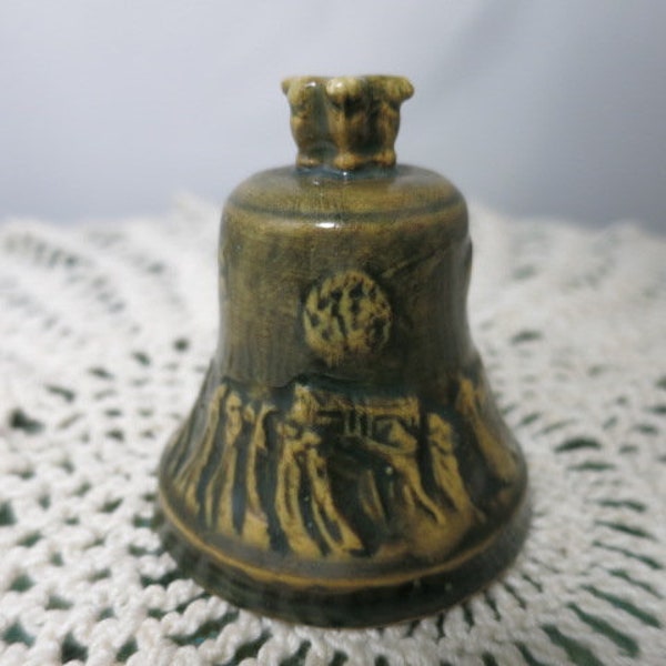 Vintage Souvenir Bell of Campana Di Rovereto Bell Maria Dolens 2 1/4 inches