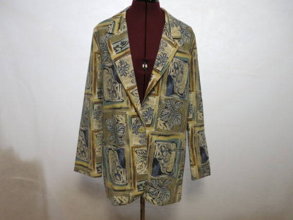 スペシャル特典 Vintage Toni Garment for CC Magic Blazer Abstract size 10 ジャケット・アウター
