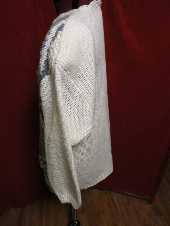 Classic Elements Pullover Sweater Knitted by hand… - image 5